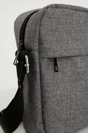 Men'S Gray Cross Shoulder Bag S5667Az21Au