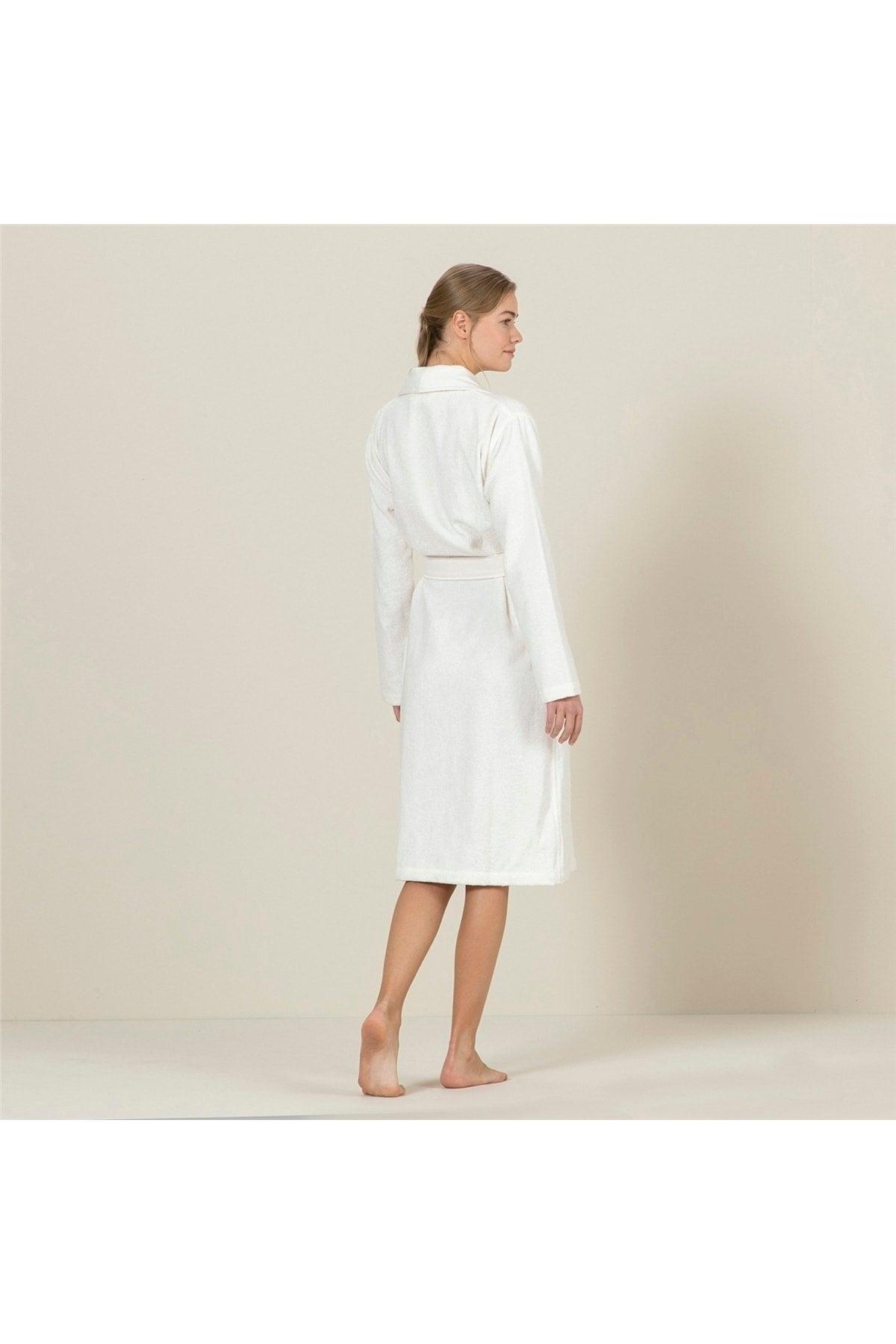 Isla Women's Bathrobe Ecru - Swordslife