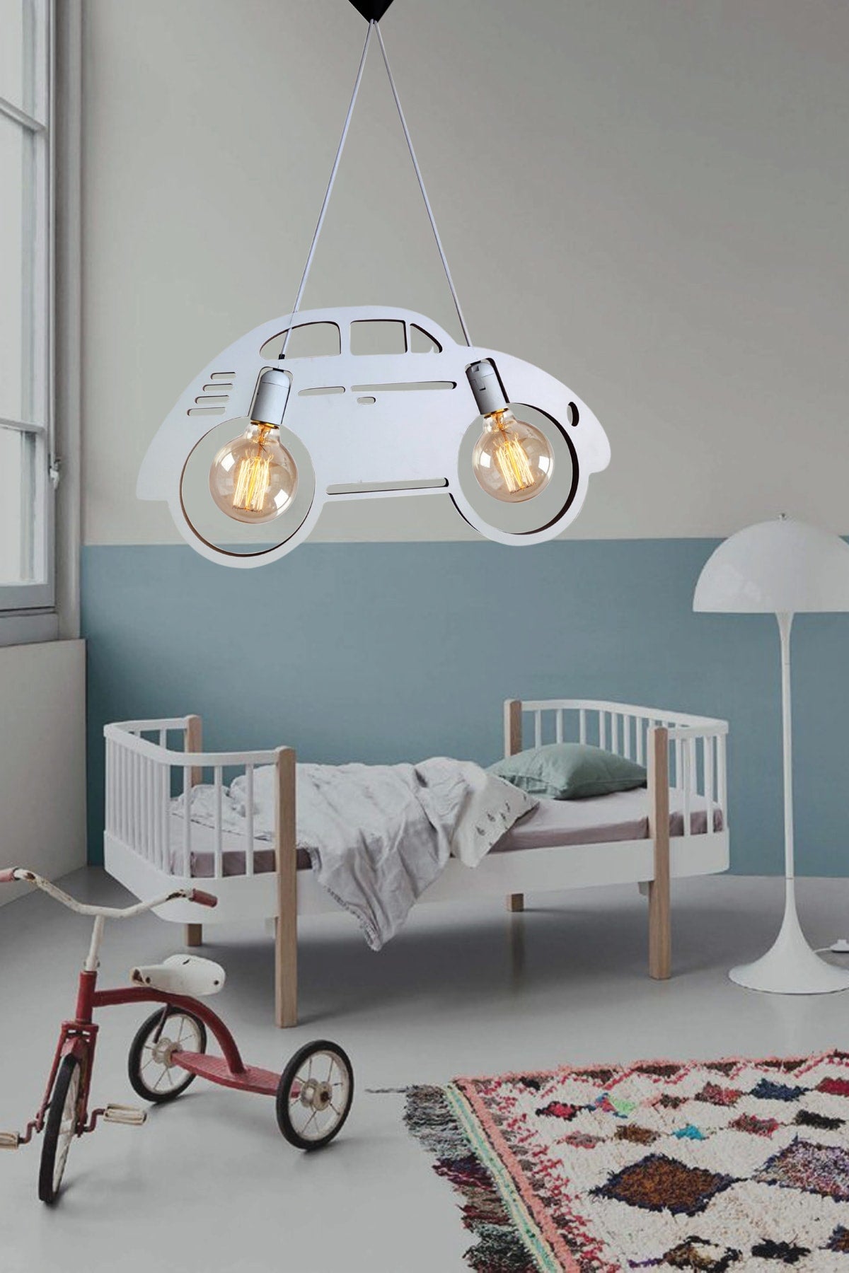 Woswos Chandelier Pendant Lamp Modern Rustic Luxury Decorative Retro Lamp Young-Child Room Chandelier