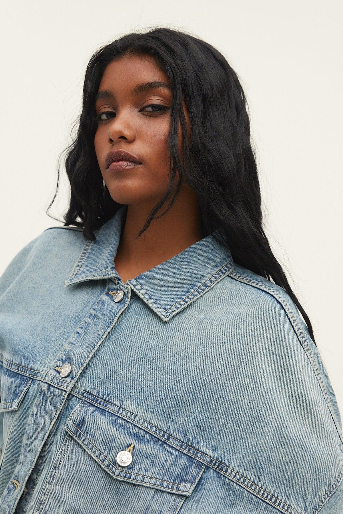 Oversize Denim Jacket - Swordslife