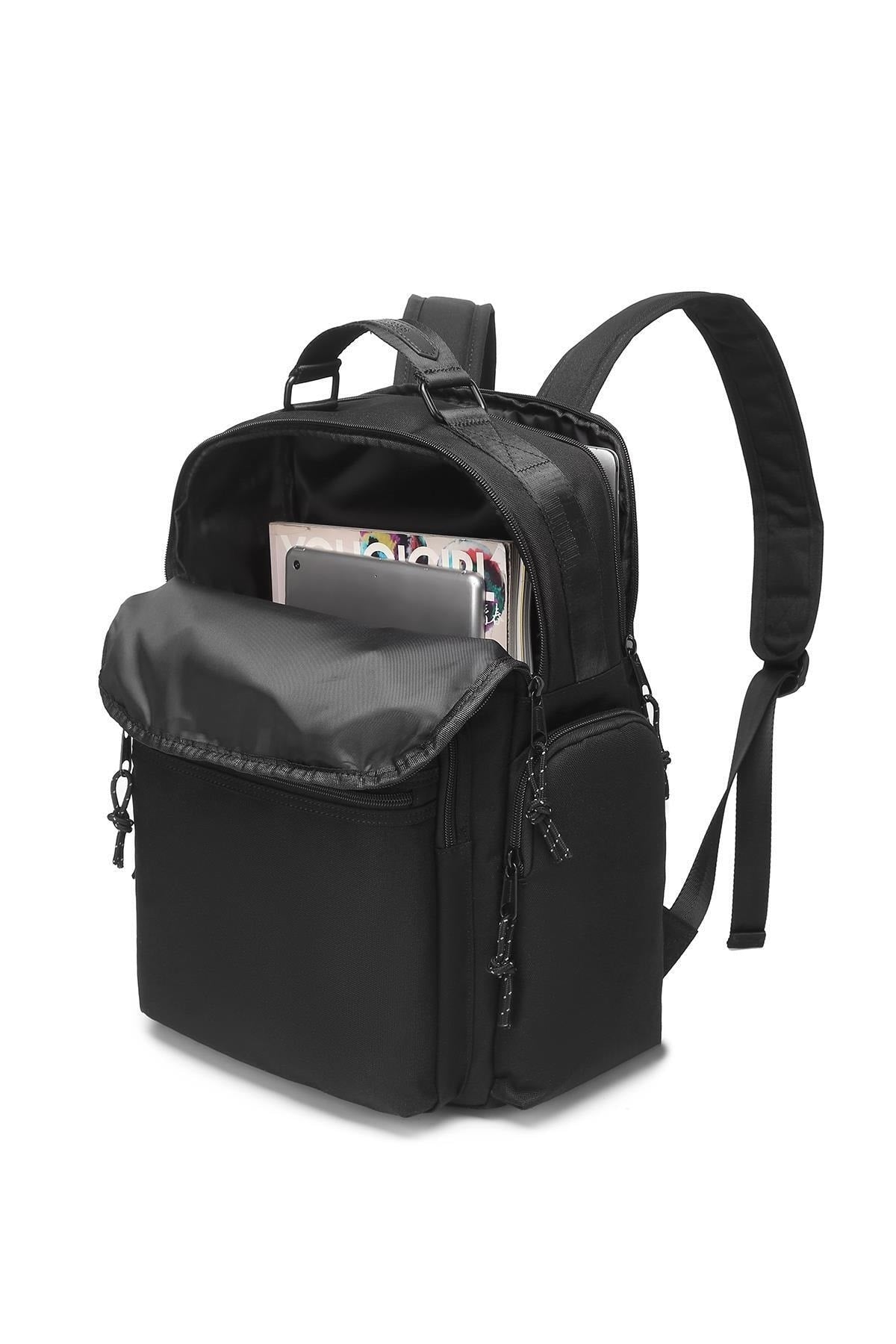 Smartbags School Size Laptop Backpack With Eyes 2022-3124 Black