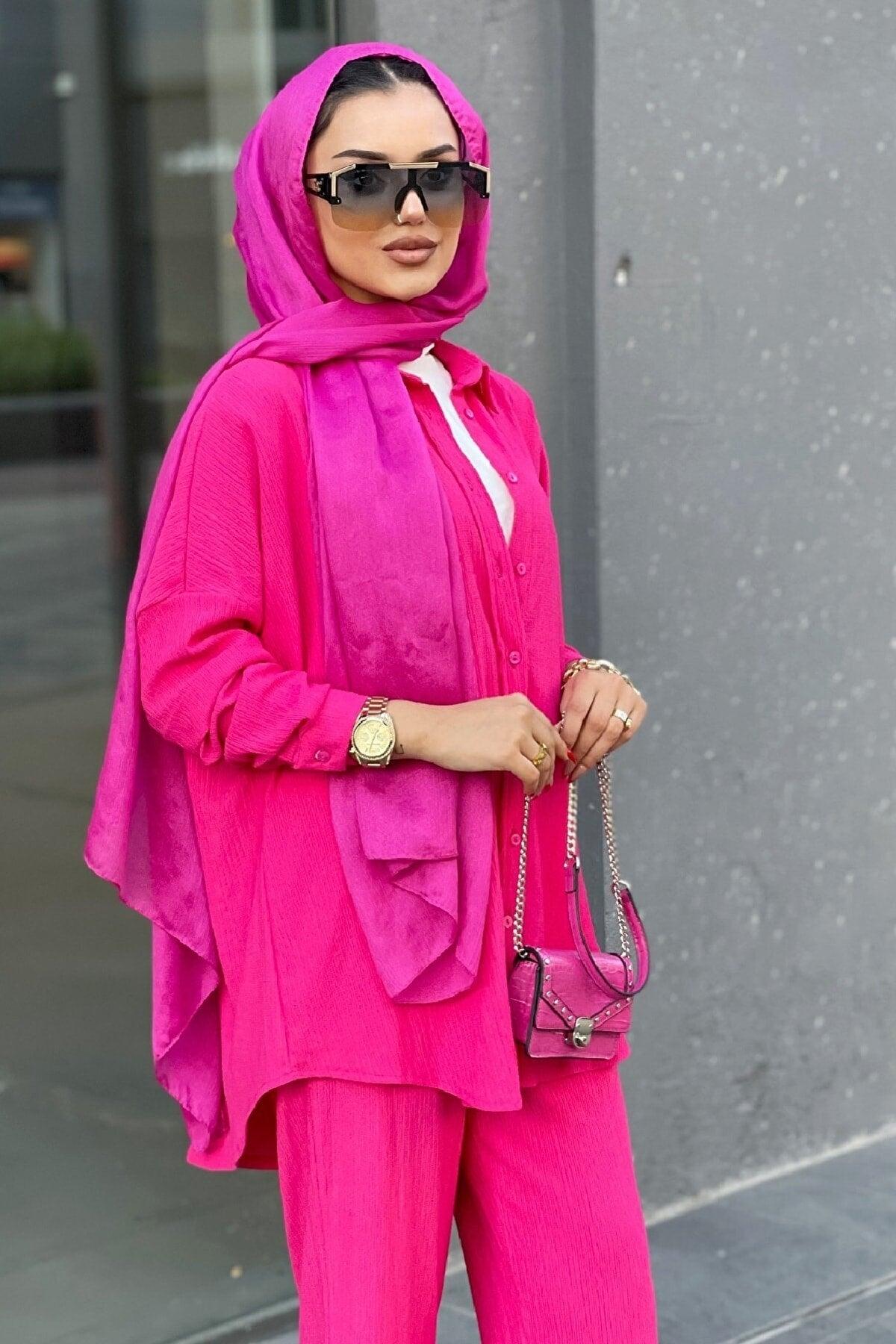 Women's Hijab Suit with Pants - Swordslife