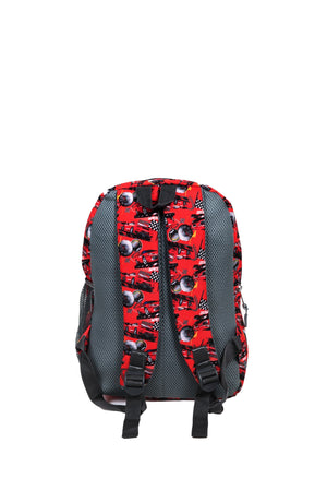 Car Patterned 3 Piece Primary School Bag
