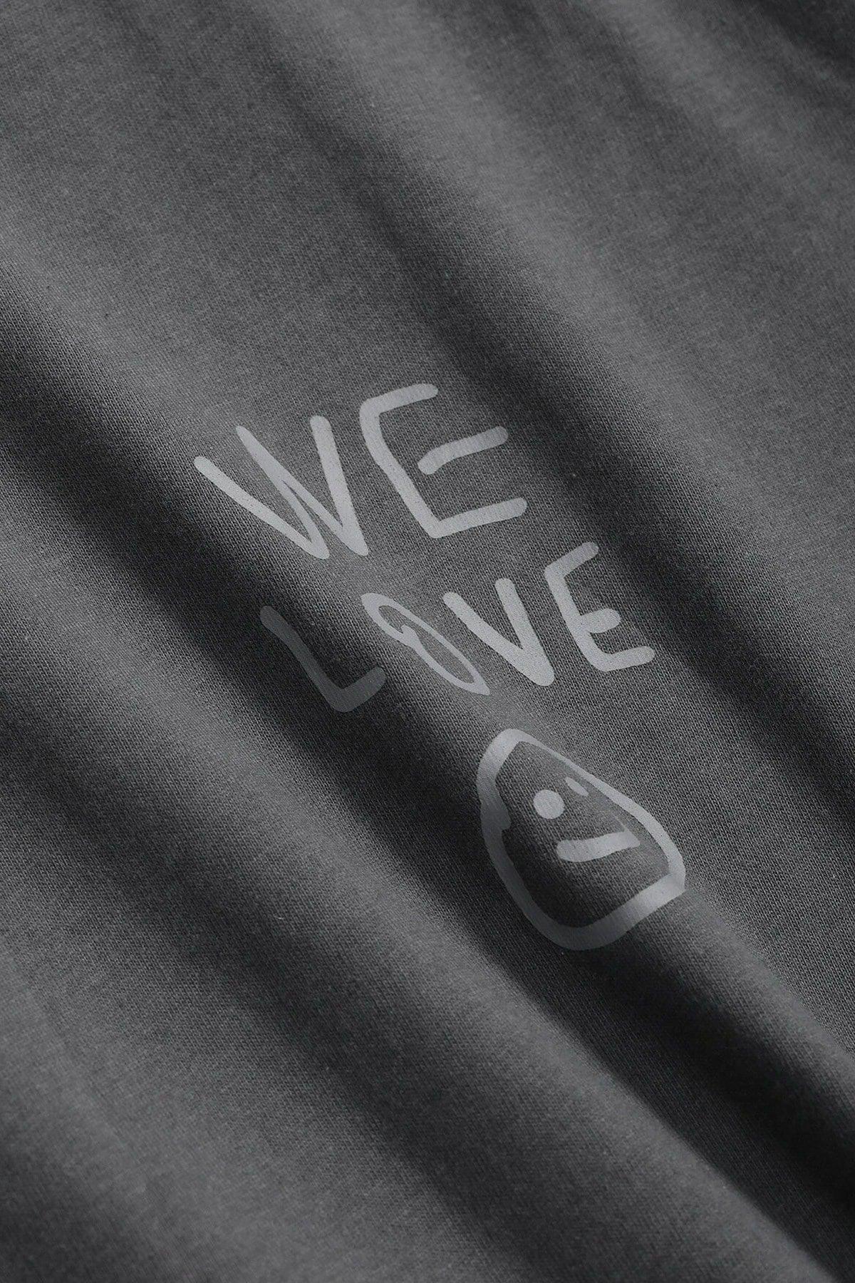 Unisex Smoked Whatever Oversize T-shirt Shoulder Tee - Swordslife