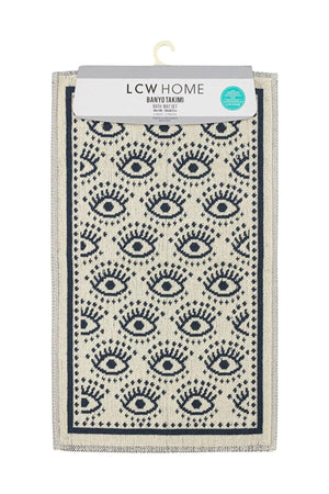 Eye Pattern Bath Mat 2 Pack 60x100 cm - Swordslife