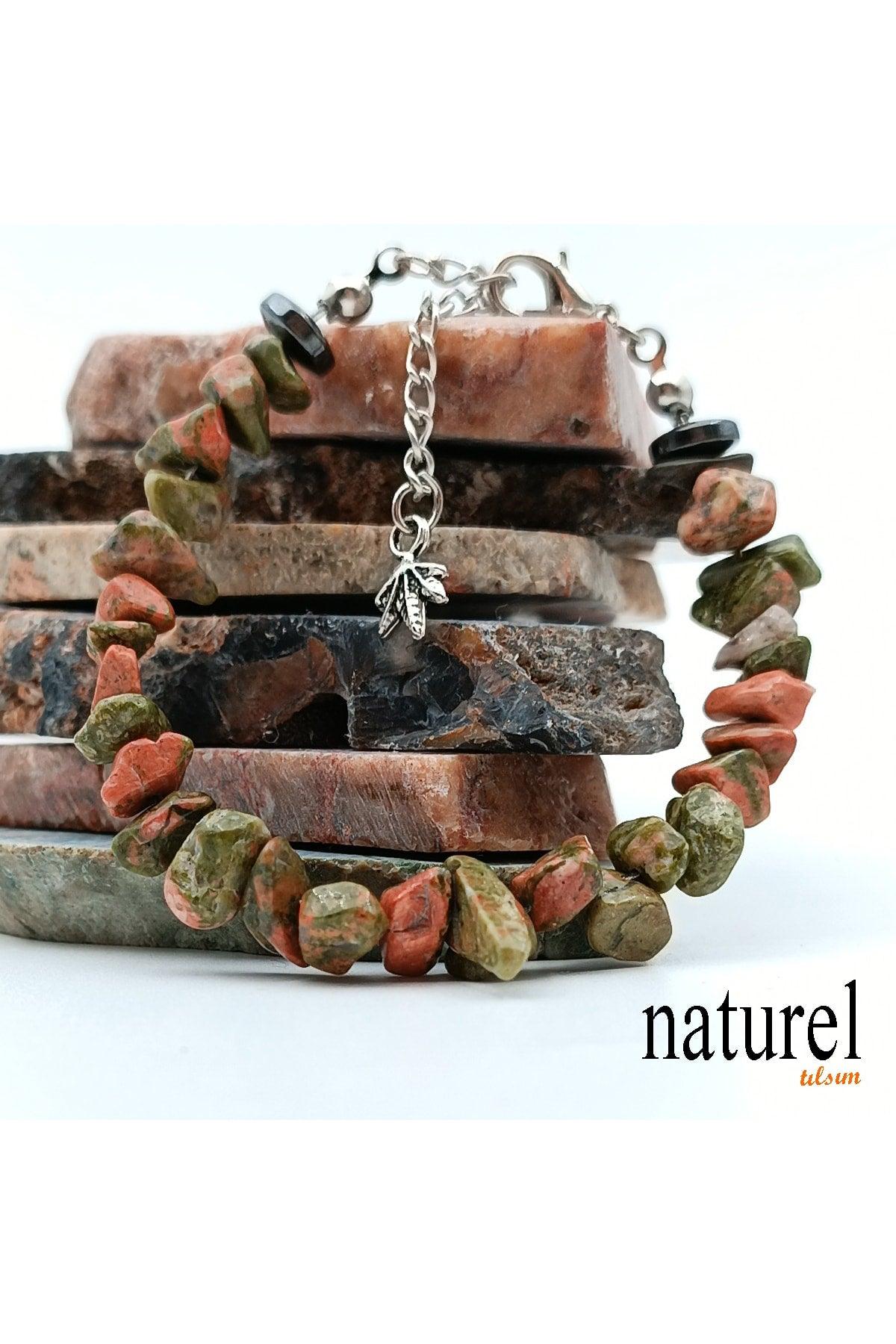 Natural Stone Unakit Women's Bracelet - Broken Natural Stone - Gift Bracelet - Swordslife