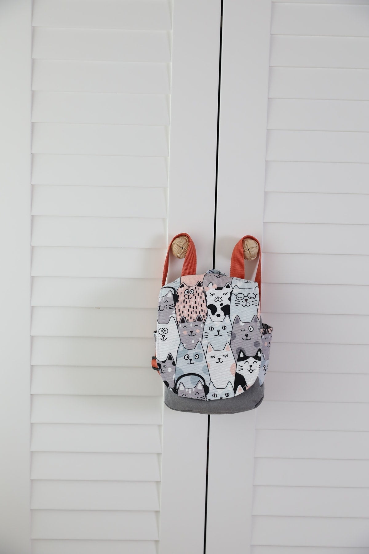 Cat Faces 101 Kids Backpack 20X18X10 - (0-1-2-3-4 Age)