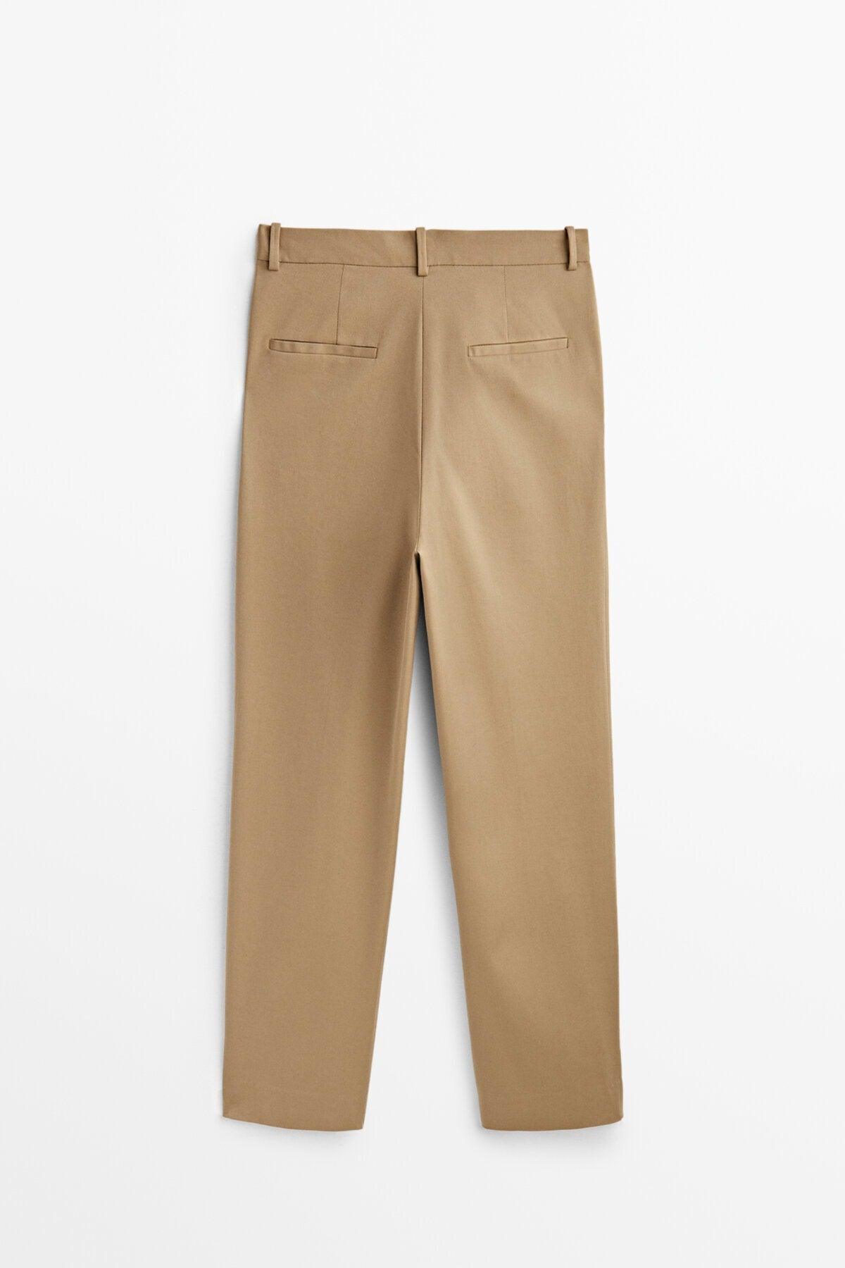 Cotton Blended Trousers - Swordslife