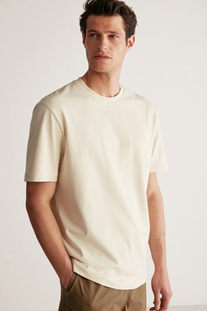 Taylor Oversize Beige T-Shirt
