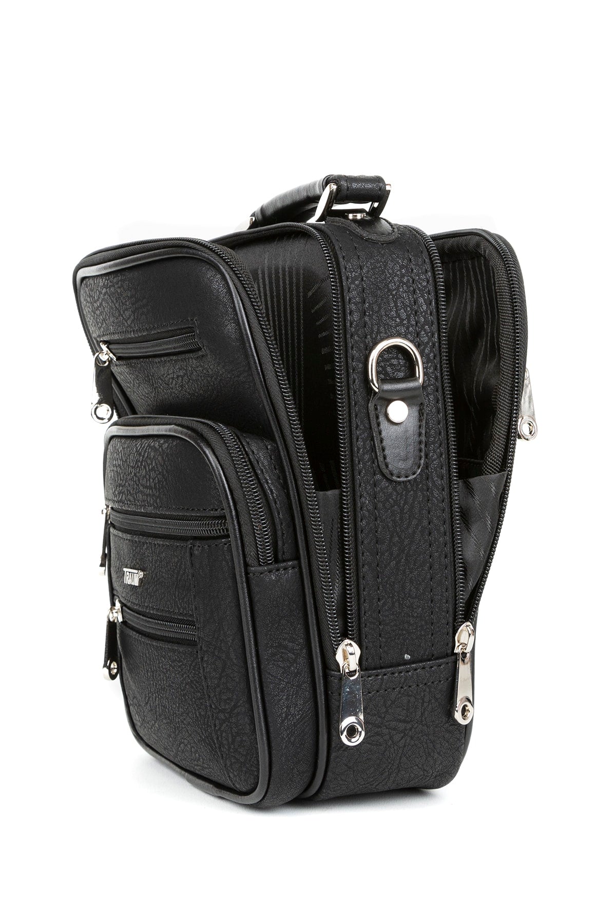 Cased Men'S Hand And Shoulder Pistol Carrying Bag