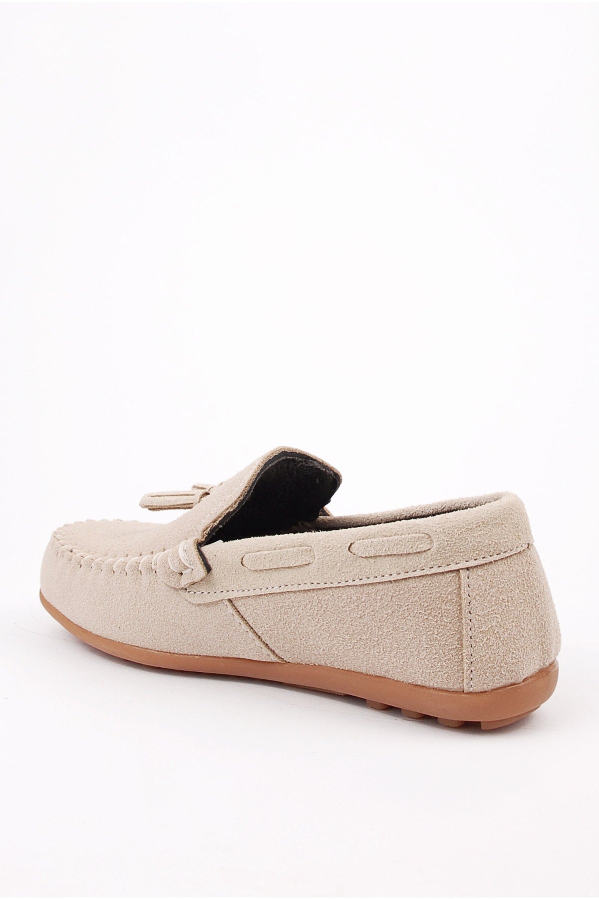 Boys Suede Loafers Loafers Cream