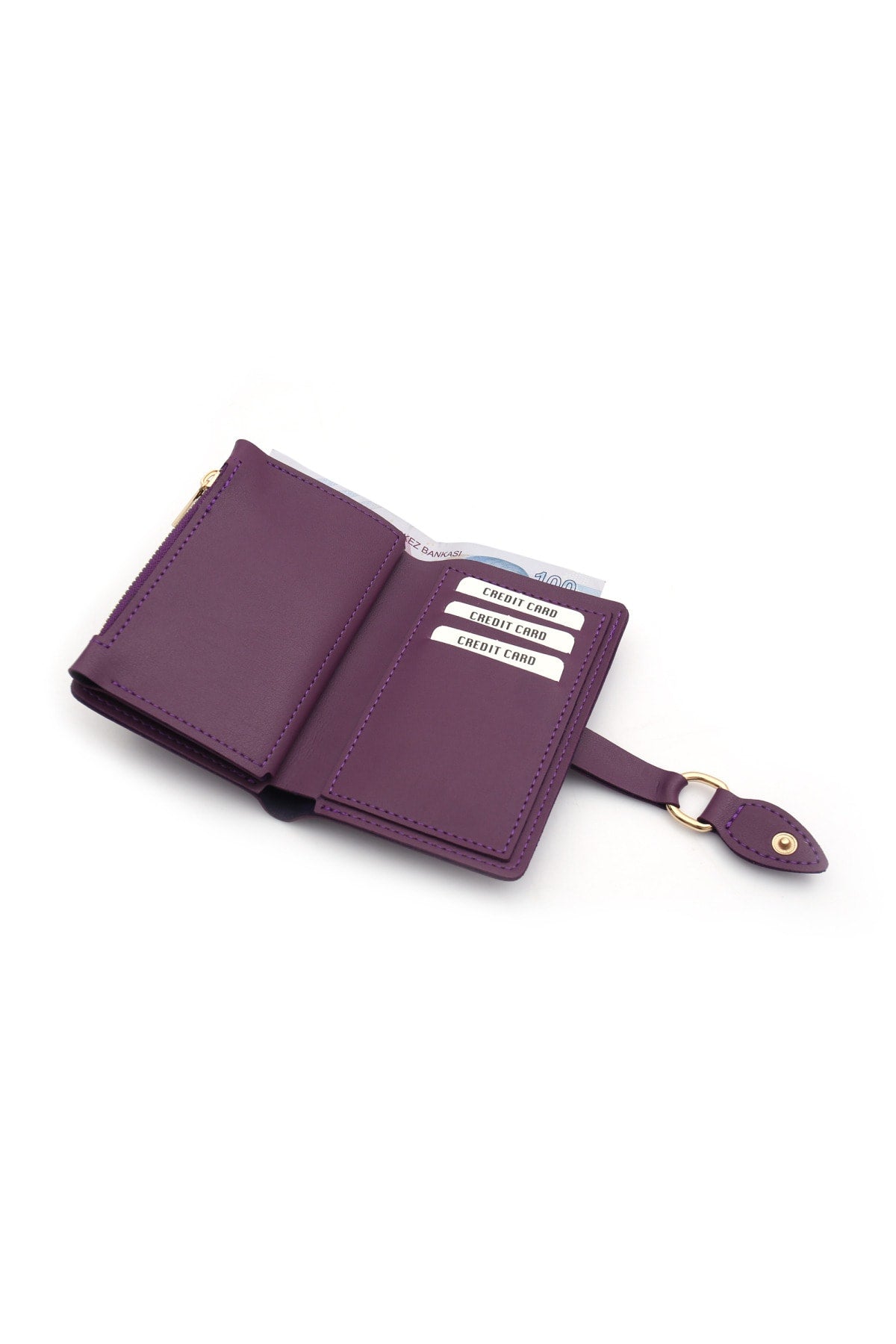 Women'S Wallets Purple Women'S Wallets Accessory