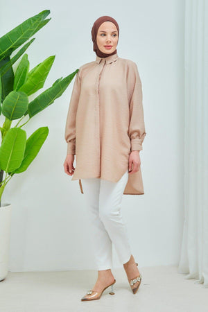 Women's Hijab Oversize See-through Shirt - Swordslife