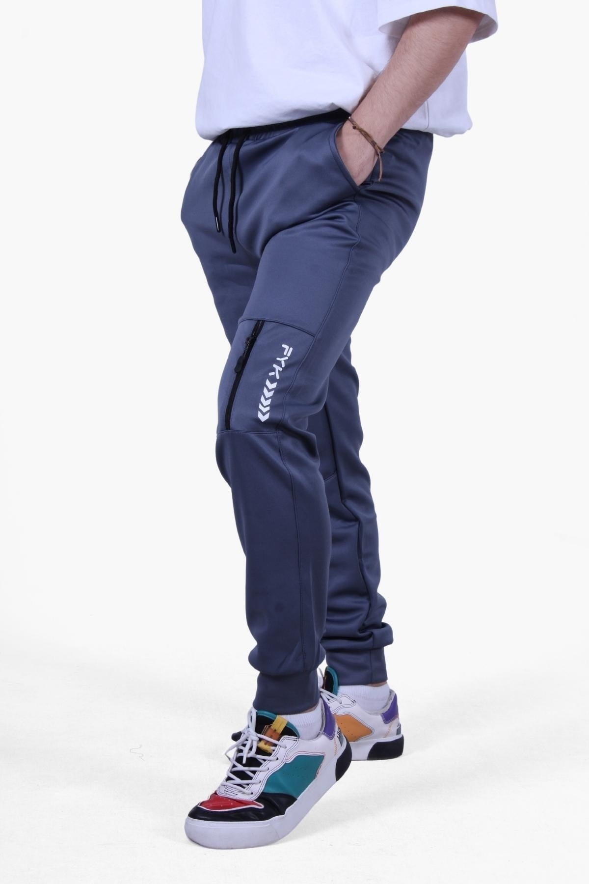 Sml-Xl-Xxl Text Printed Slim Fit Men'S Sweatpants
