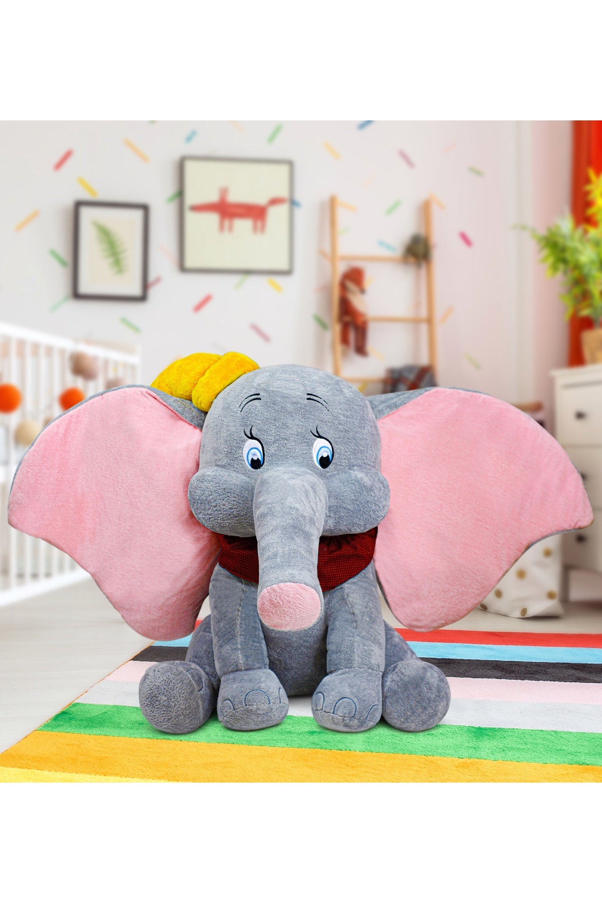 Teddy Bear Cute Big Eared Elephant (100% Domestic)