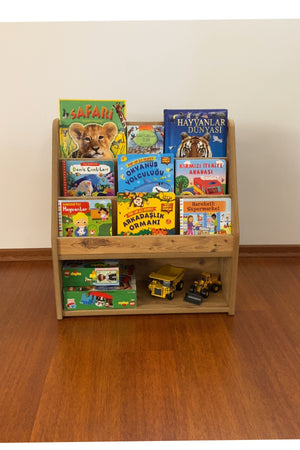 Children'S Bookcase Shelf / Montessori Bookcase Shelf