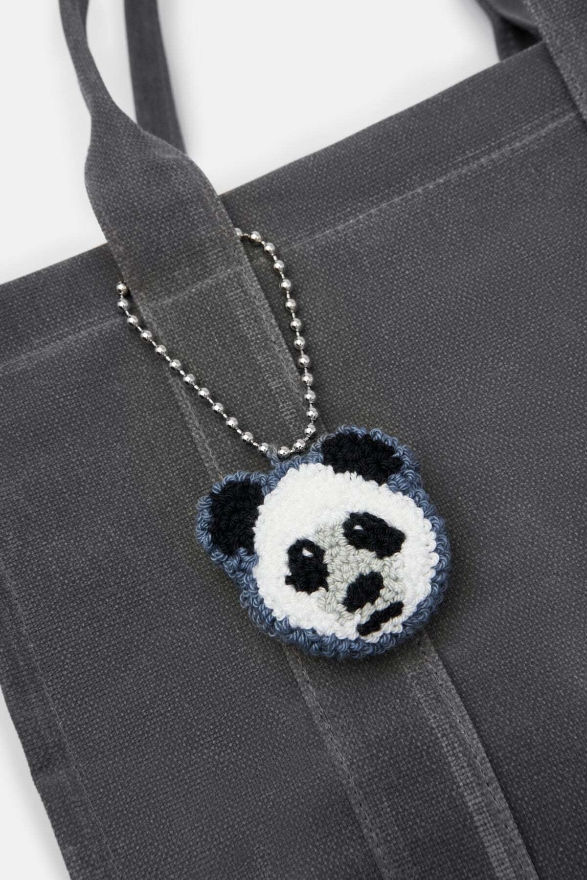 Panda Midi Handy Bag - Anthracite