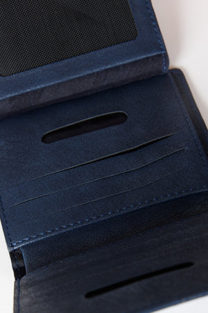 Men'S Navy Blue Wallet