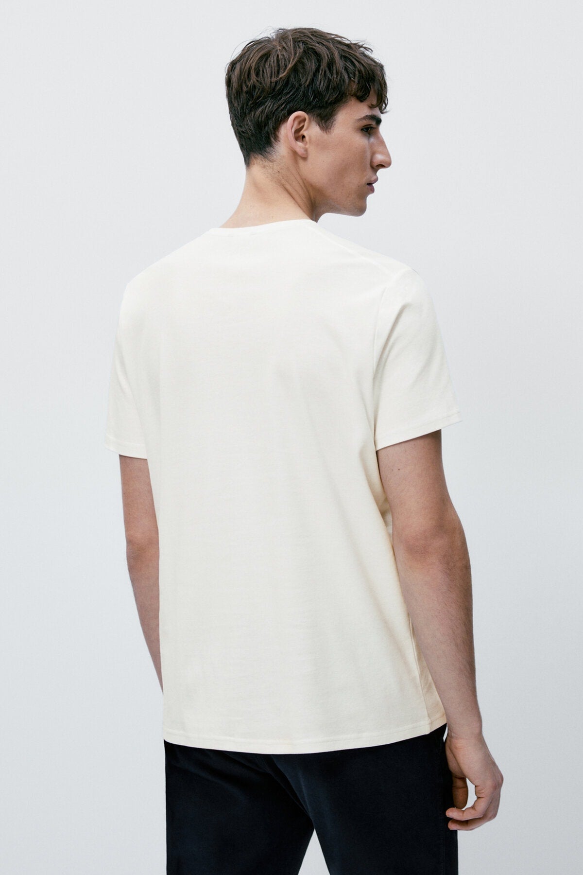 Short Sleeve Mercerized Cotton T-Shirt