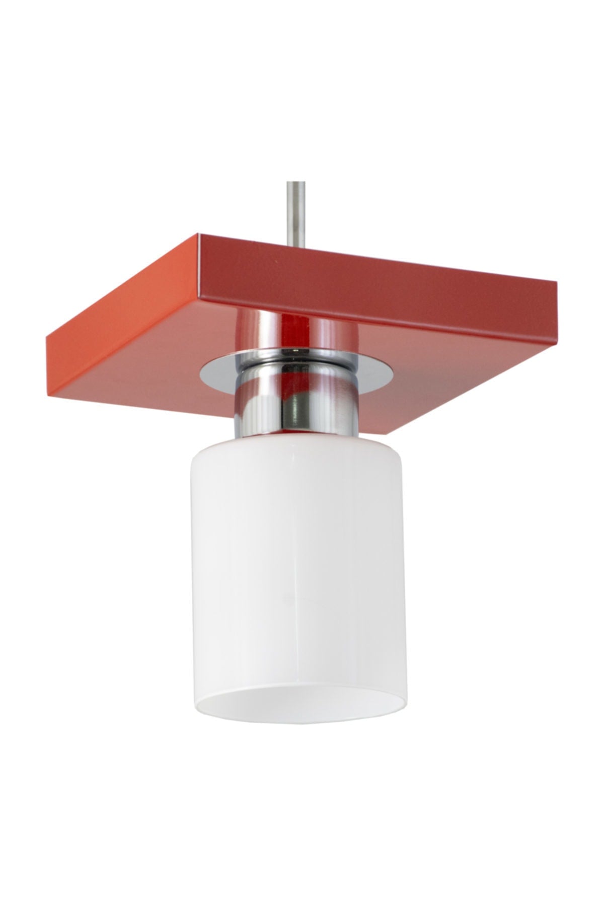 Single Modern Sports Model Square Tray Red Chandelier