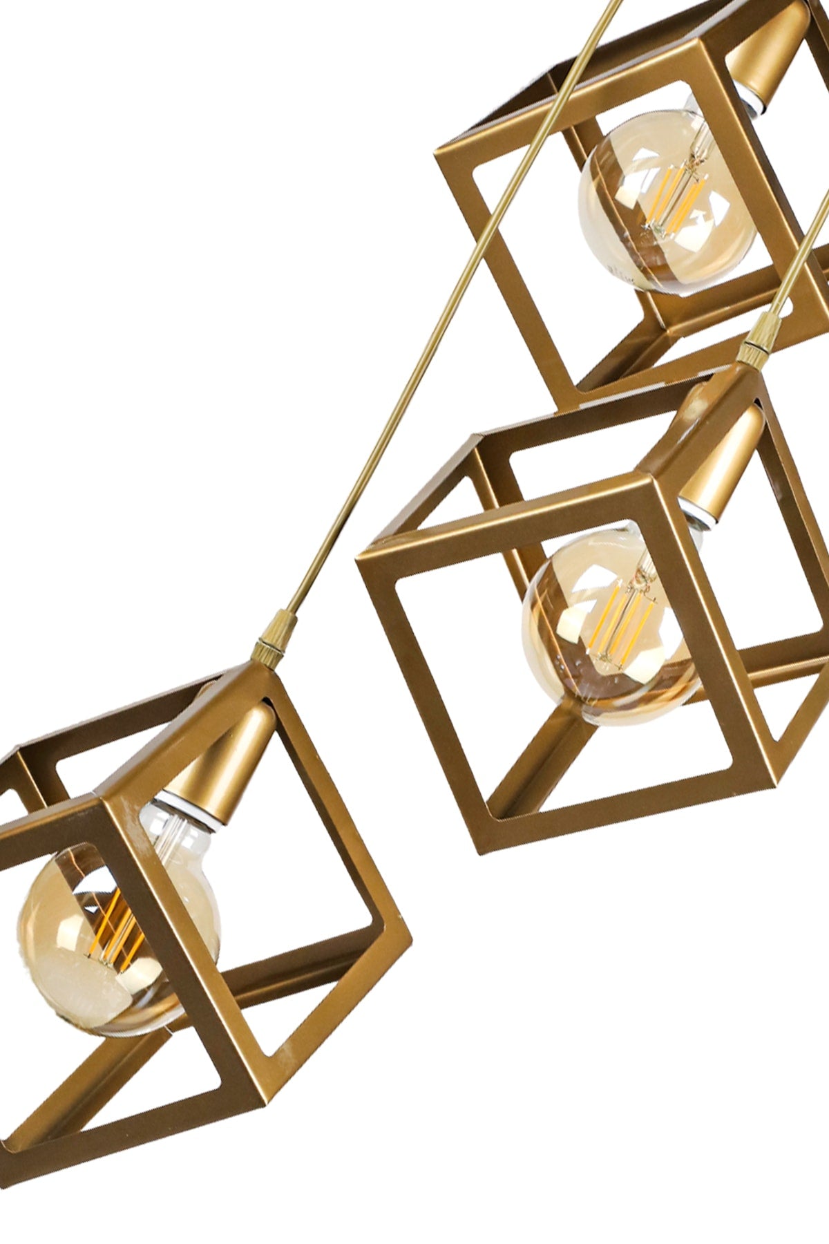 Cube 3rd Antique Chandelier