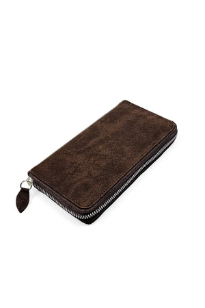 Unisex Vegan Leather Card Holder Wallet With Phone Compartment Xclub Model