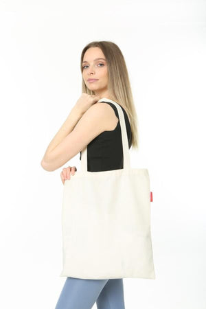 Unprinted Tote Bag 38X42 Handled Natural