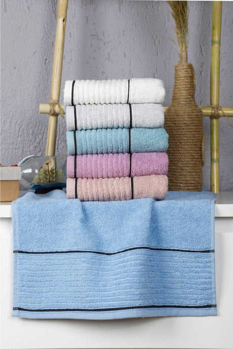 Hand Face Towel 100% Cotton Mother of Pearl 6 Pieces - Swordslife
