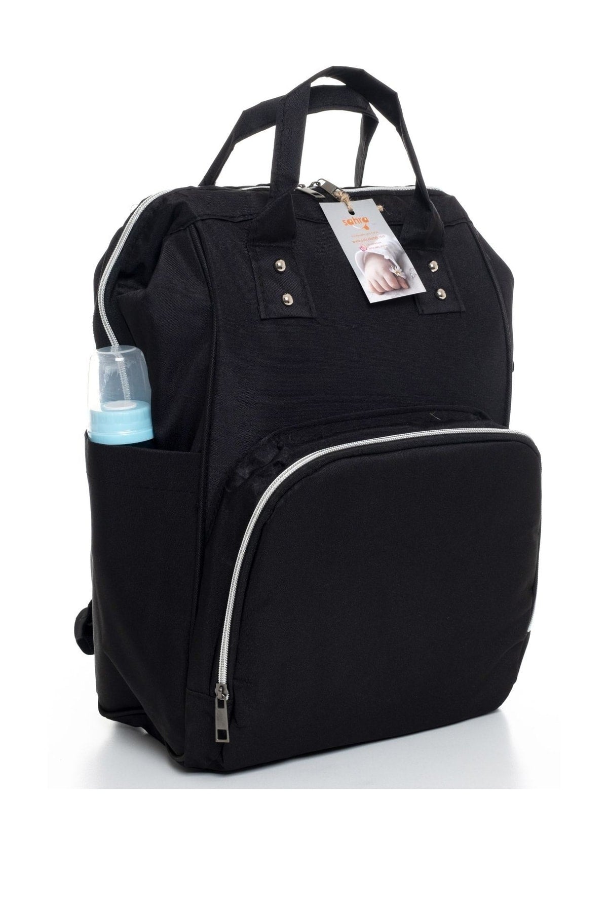 5 Piece Maternity Set (Baby Care Backpack, Hospital Exit, Chickpea Blanket, 10 Wipes And 3 Socks)