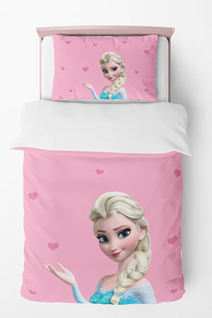 Elsa Patterned Elsa Duvet Cover Set Tlan-069