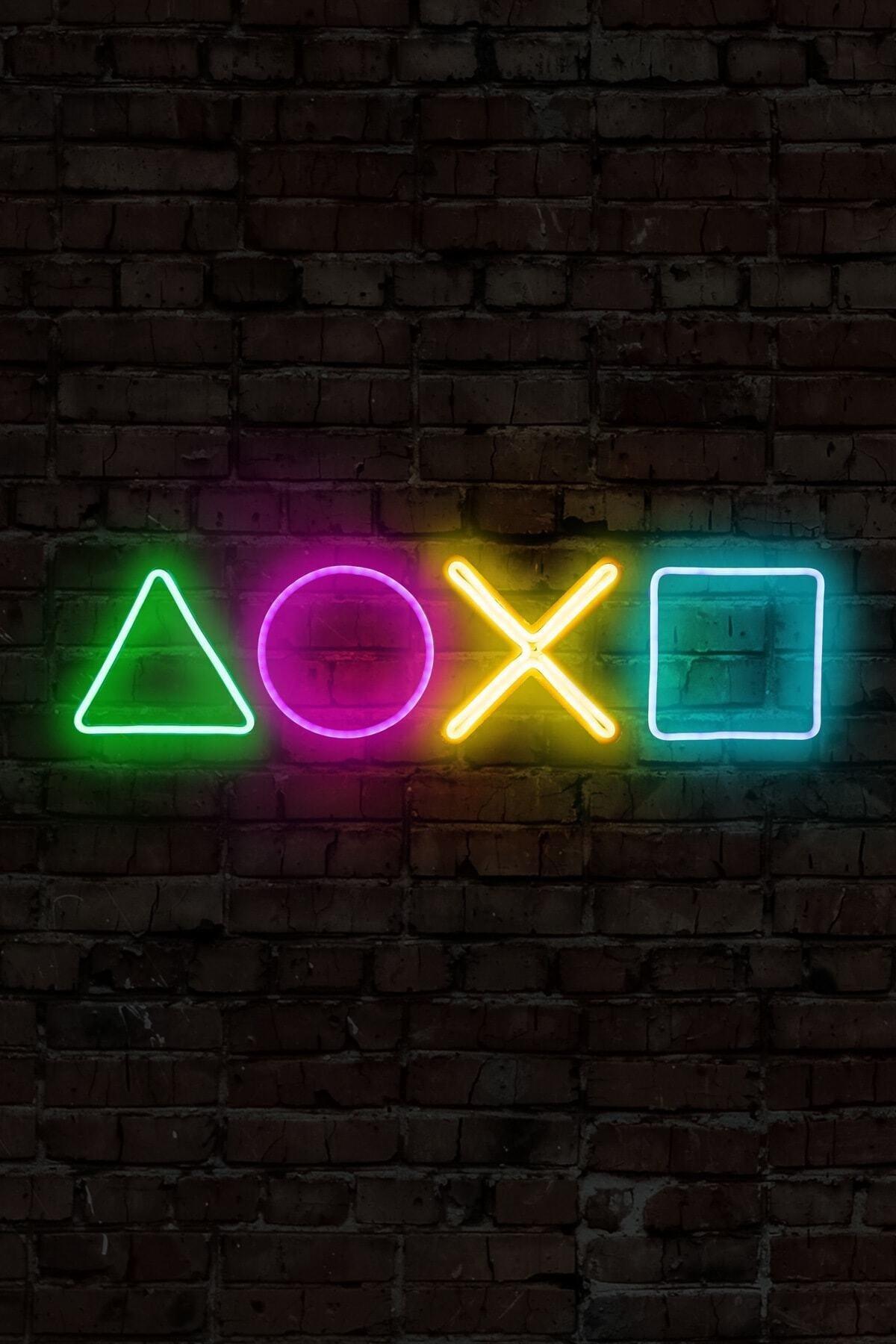 - Play Station - Led Decorative Wall Lighting Neon Graffiti Magic Led Messages -neongraph - Swordslife