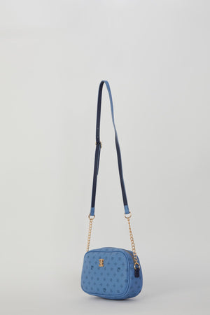 Blue Monogram Women'S Shoulder Bag 05Po22Y1543