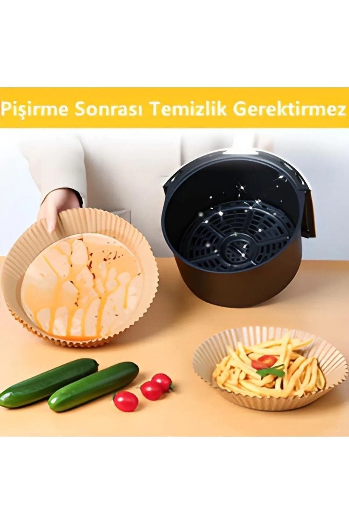 Airfryer Fryer Baking Paper - Airfryer Liners Air Fryer-Xiaomi-Philips Oil-Free Tefal-Kumtel-Mi