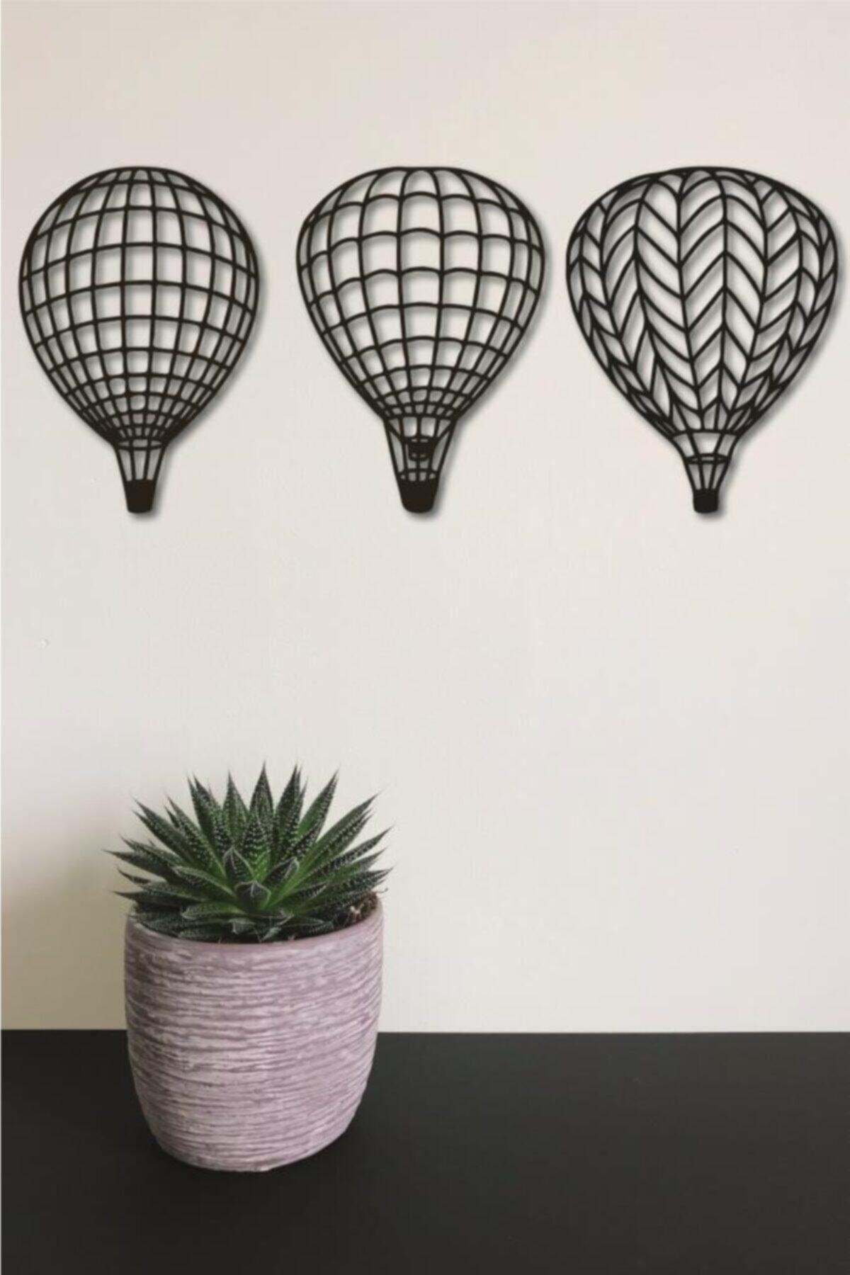 Flying Balloon Wall Decoration 3 Pieces Flying Balloon Wall Decor Decorative Ornament - Swordslife