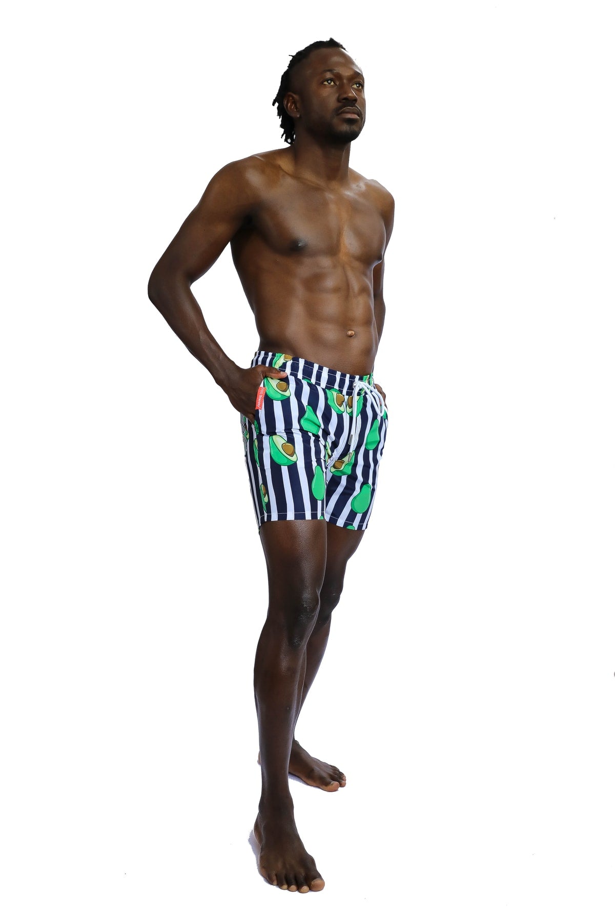 Men'S Avocado Patterned Sea Shorts