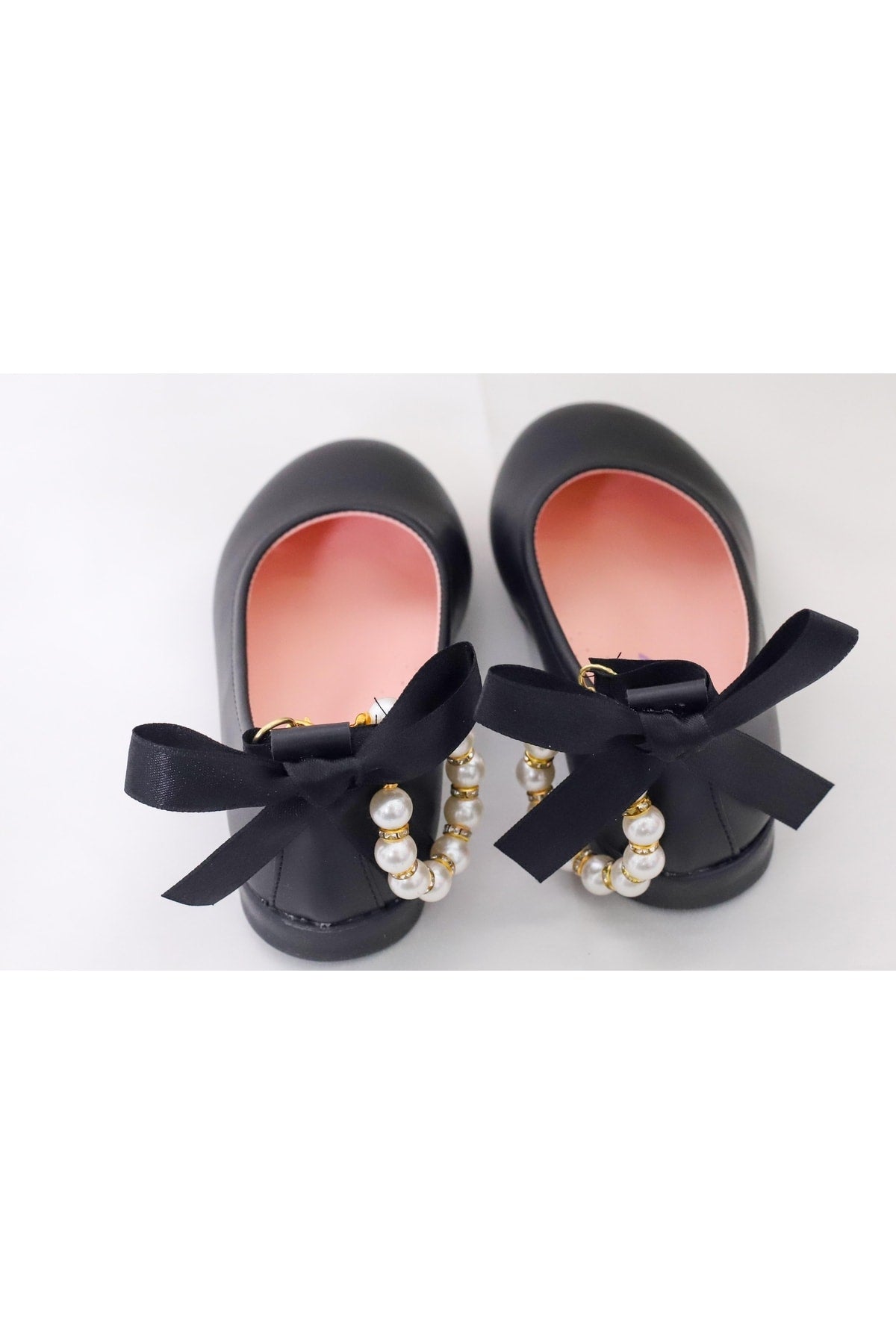 Pearl Ankle Girls Baby Flats