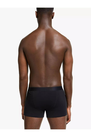 Men'S Black Boxer Cotton Lycra 6-Pack