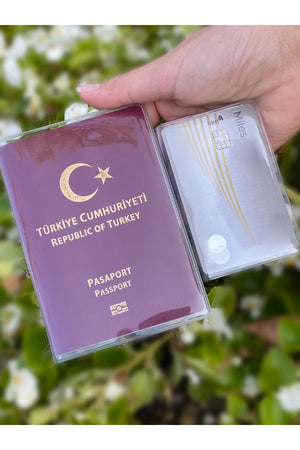 3 Pieces Universal Transparent Passport Protective Cover Model Suitable For All Country Passports - 3 Pieces