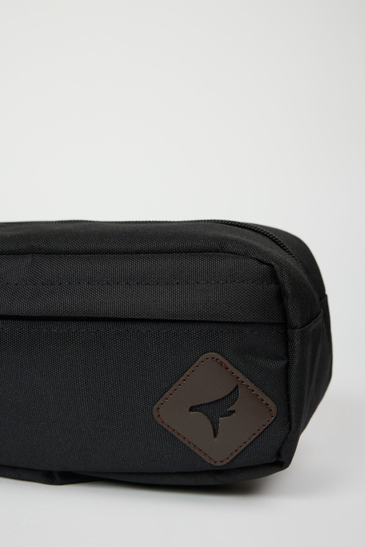 Men'S Black-Brown Zipper Clutch Bag