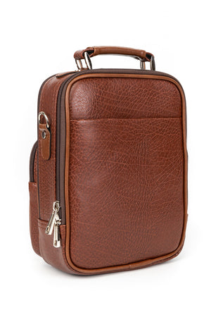 Cased Men'S Hand And Shoulder Pistol Carrying Bag
