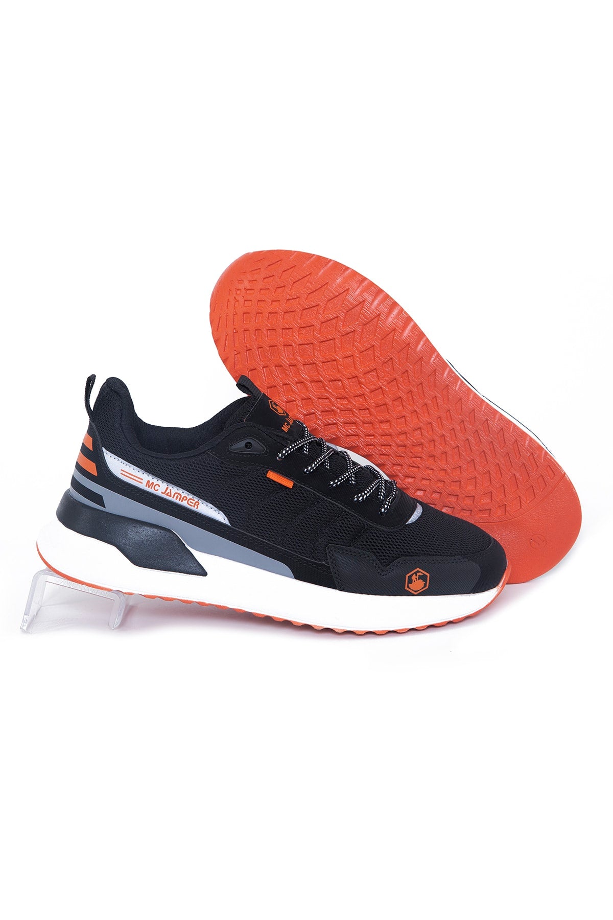 Men's Black Orange Sneaker Casual Sneakers 2019