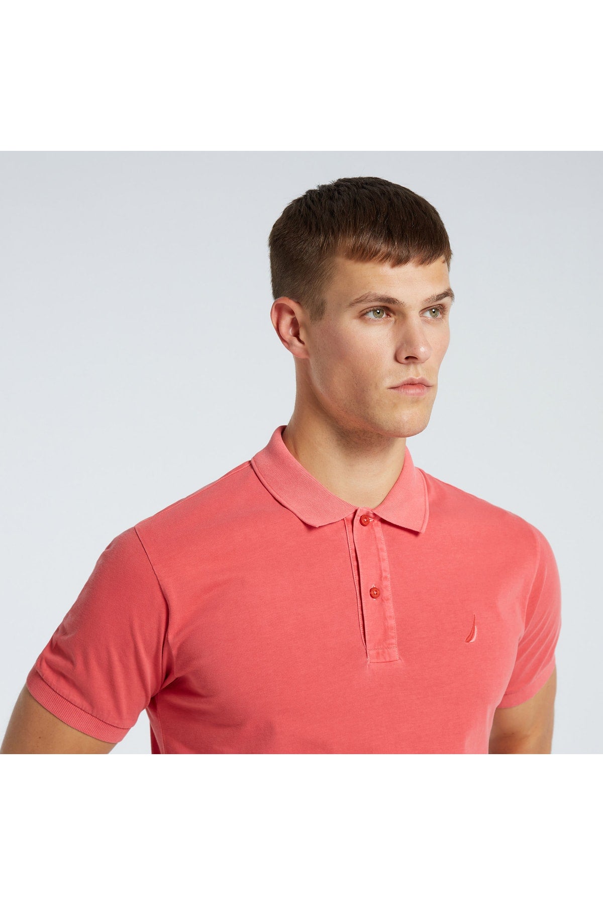 Men's Red Classic Fit Short Sleeve Polo