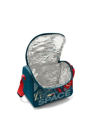 Red Astronaut Patterned 3-Piece School Bag Set Goset0114389
