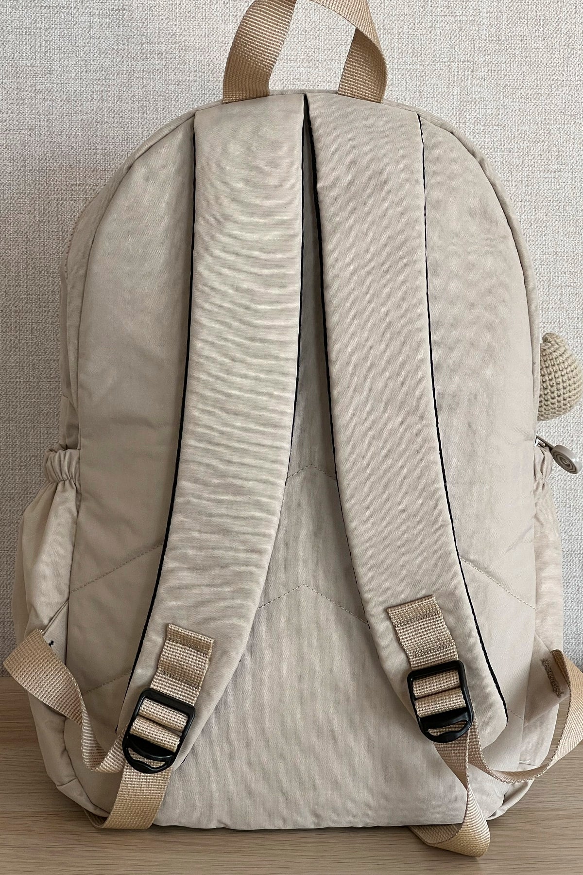 Dirty Cream Backpack School Bag 14 Inch Laptop Travel Bag Duomino 18 Lt 40X30X15Cm