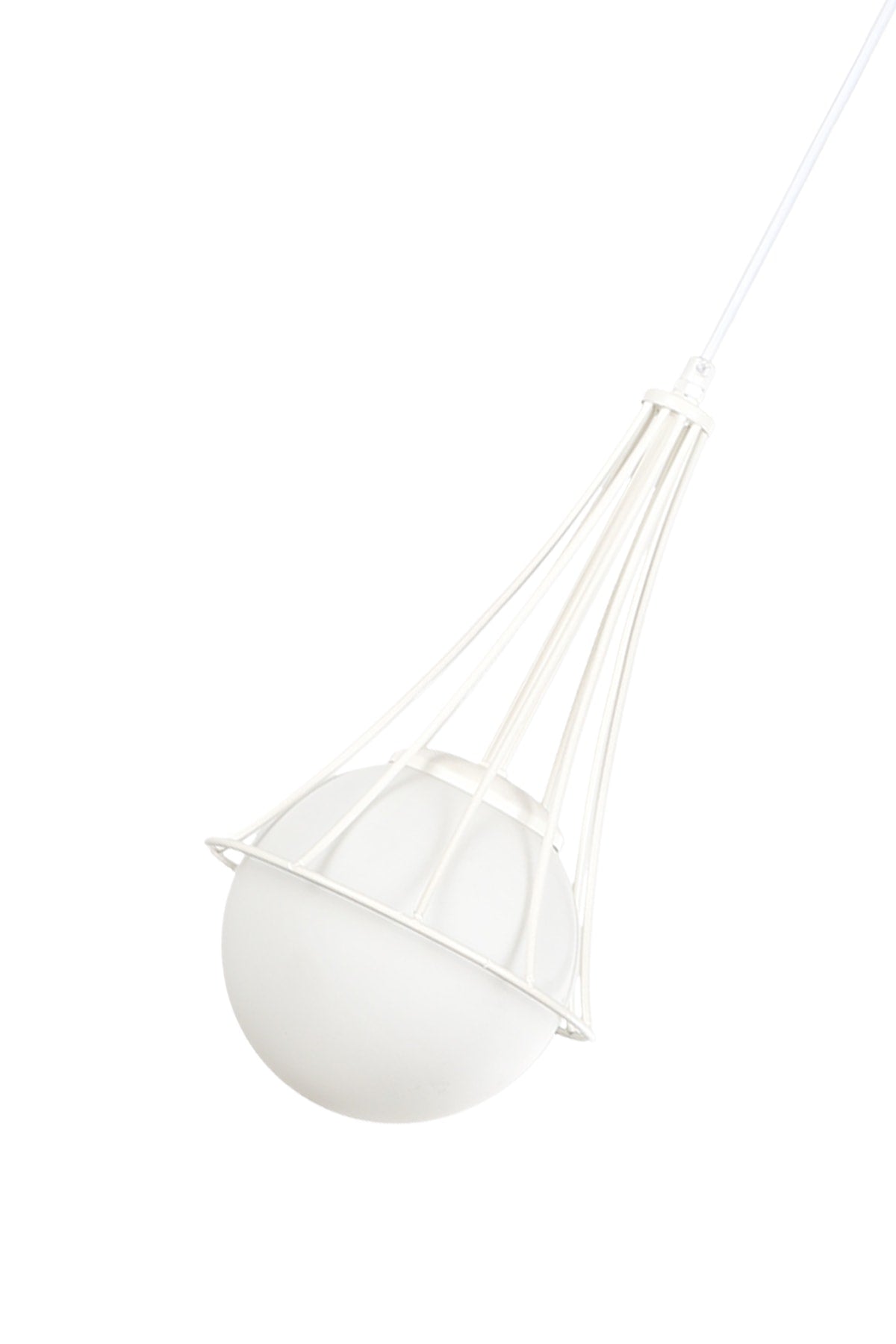 Lapis Single White-White Glop Glass