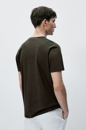 Short Sleeve Mercerized Cotton T-Shirt