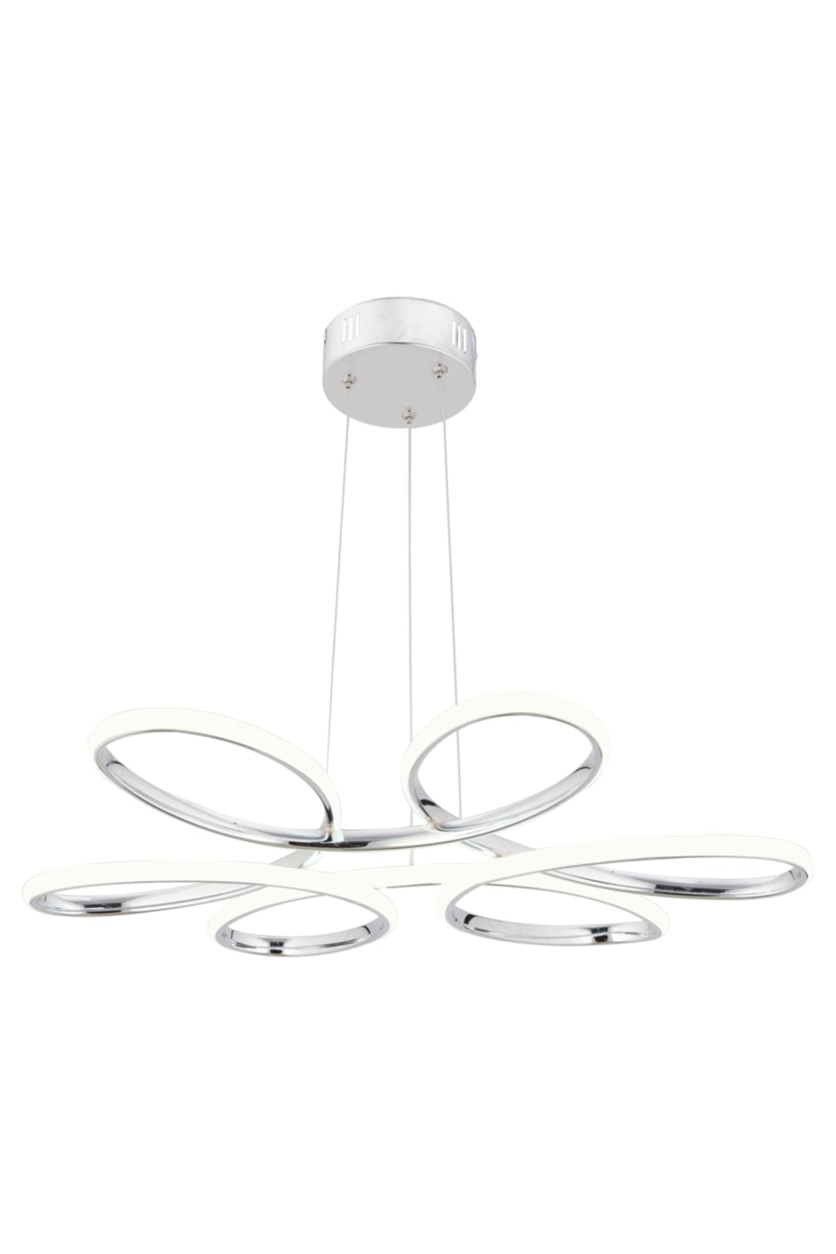 Flora Chrome Modern Pendant Lamp Led Chandelier