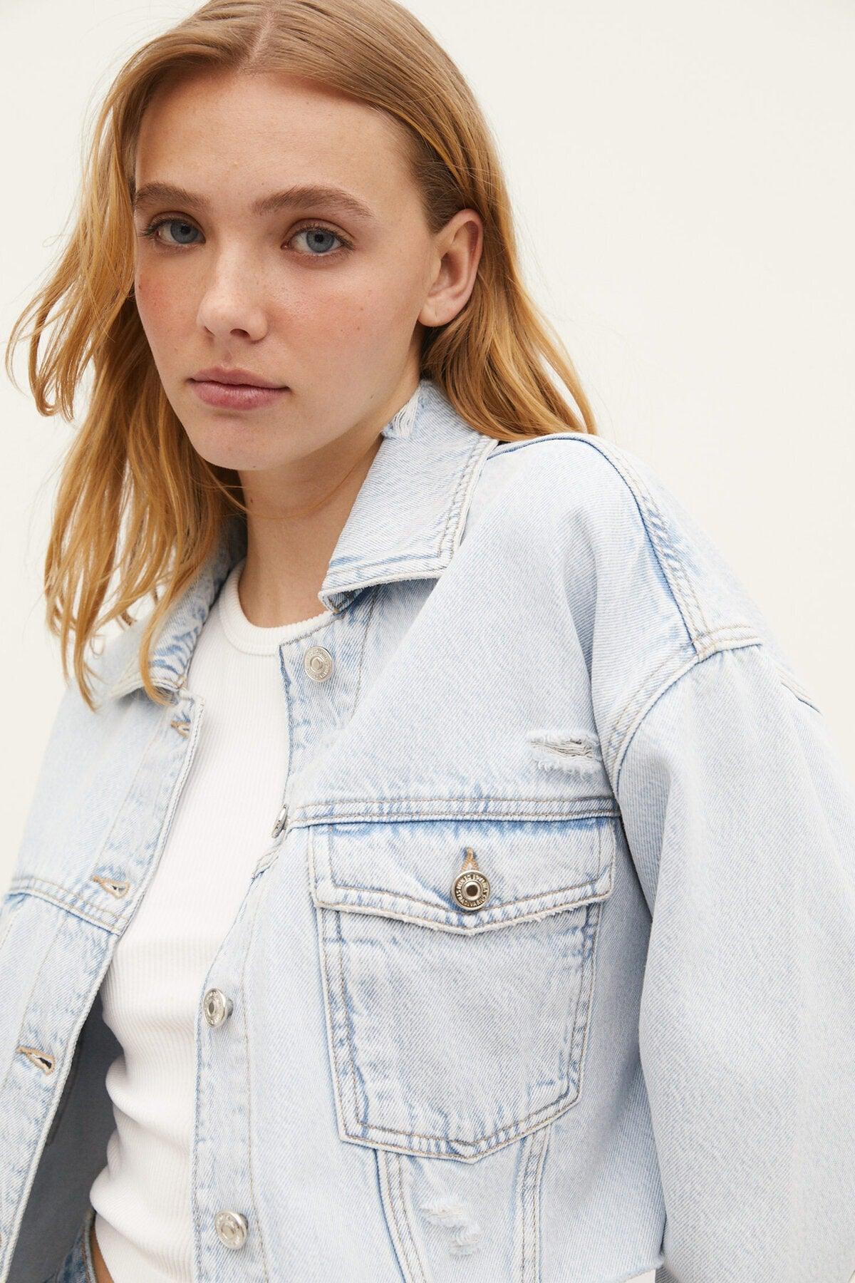 Short Denim Jacket - Swordslife