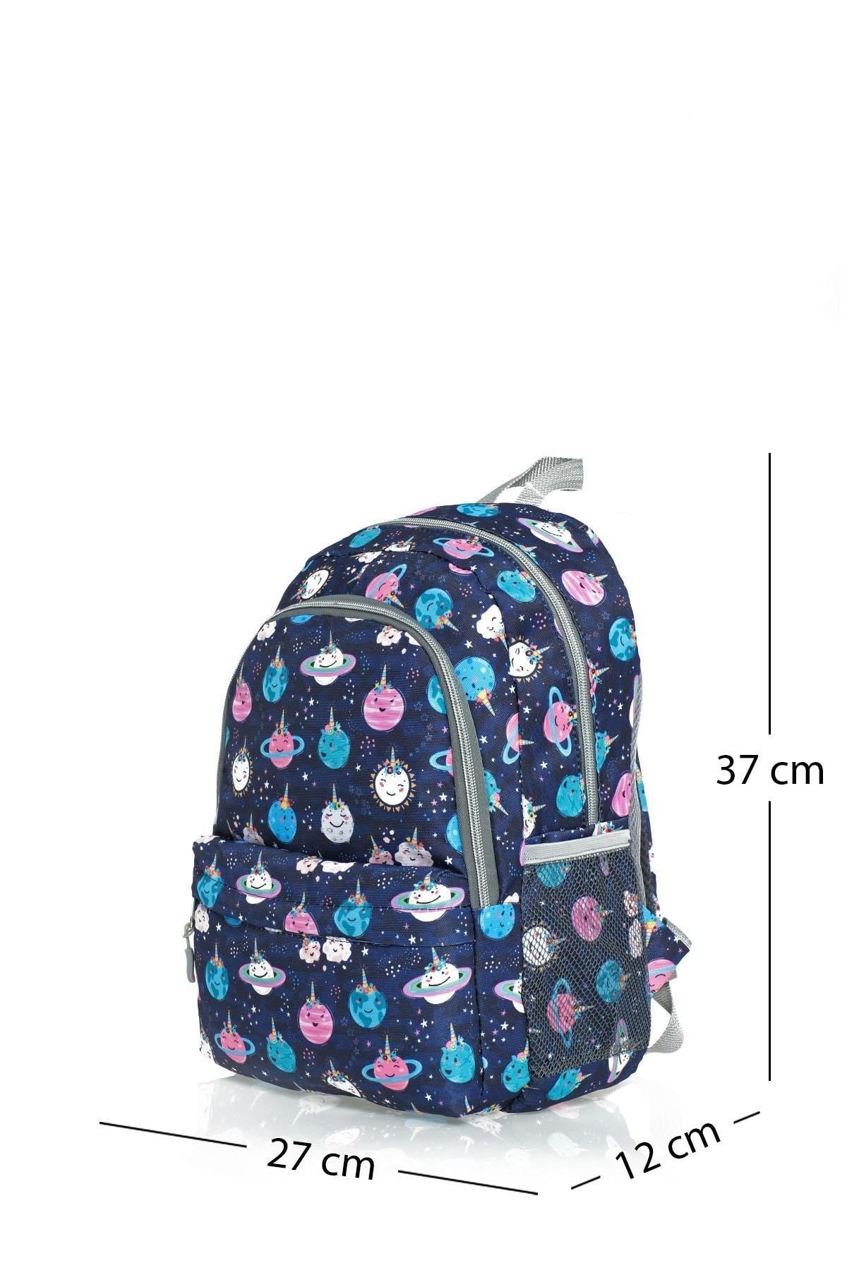 Triple School Bag Set Wcan6000.505 Navy Blue Galaxy