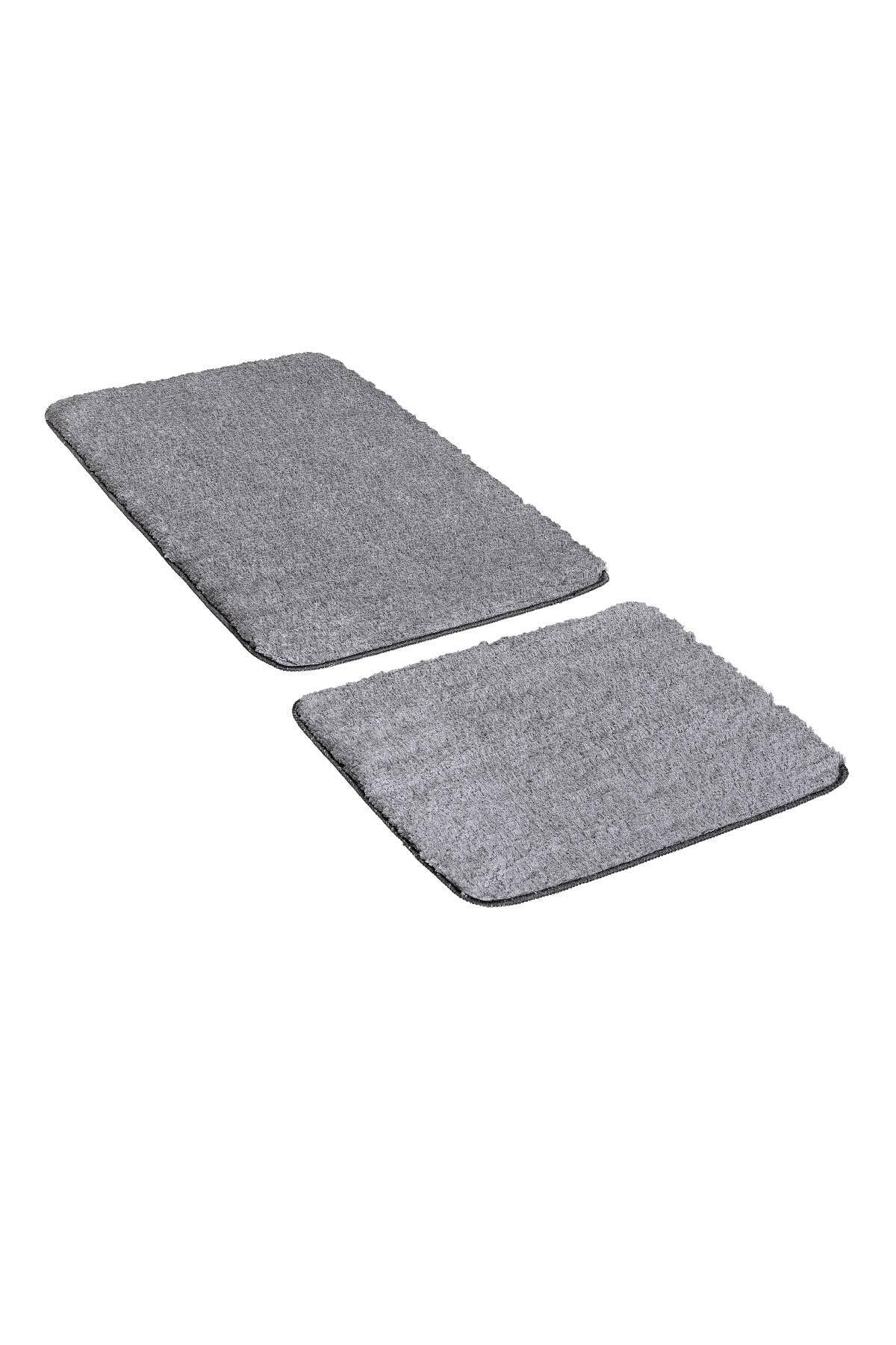 Segura Plush Gray Anti-Slip Floor Bath Mat - Swordslife